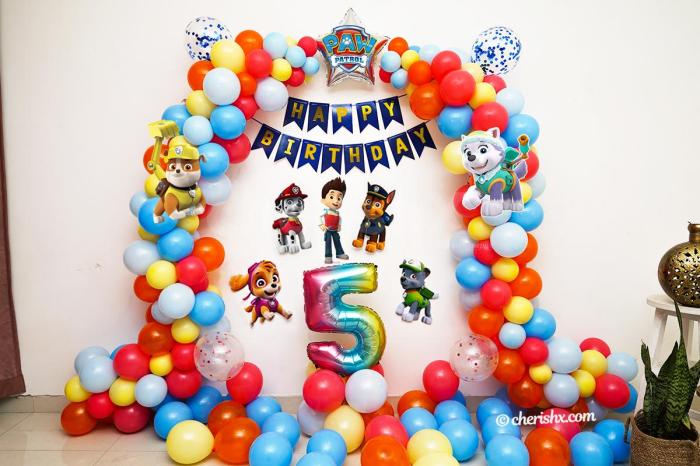 Paw patrol birthday party decoration