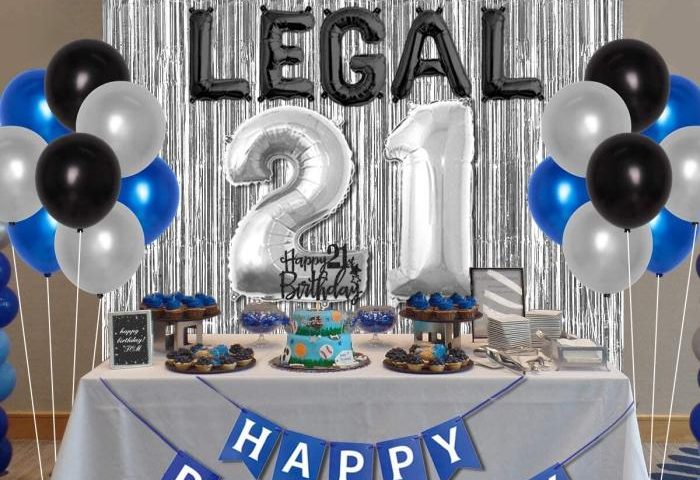 21 birthday decoration ideas