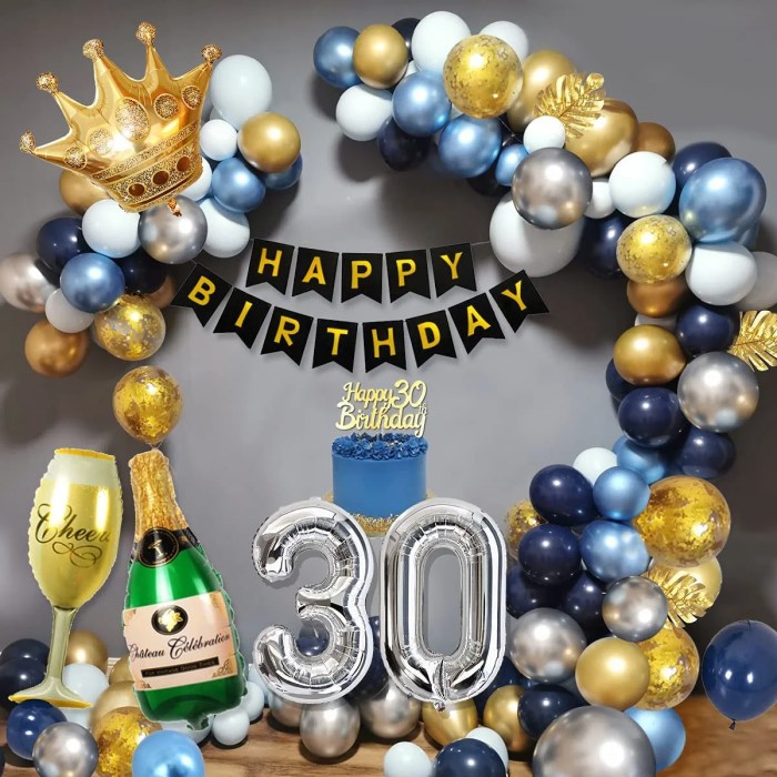 30th birthday decoration for him