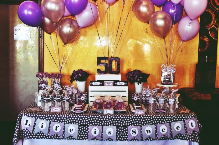 50th birthday decoration ideas at home