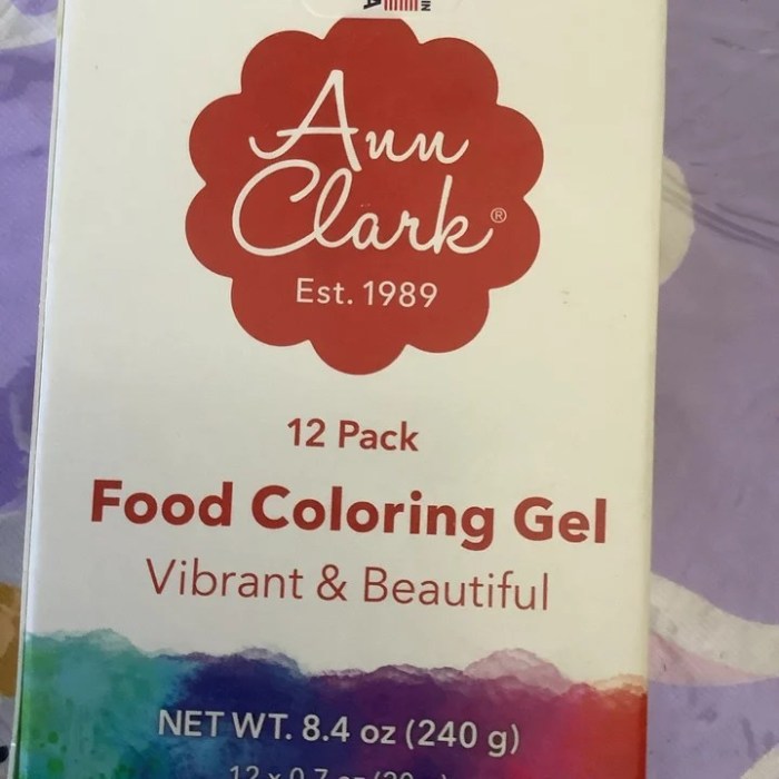 Ann clark food coloring