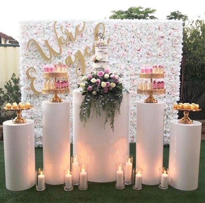 Decoration for engagement party