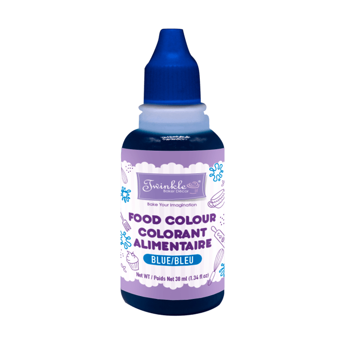 Blue food coloring formula