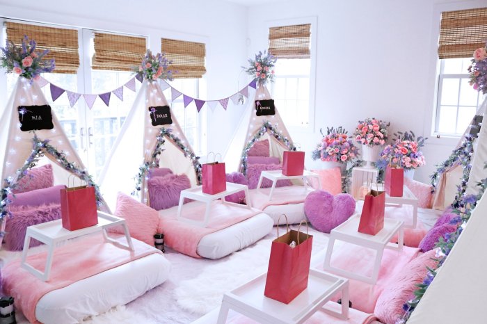 Sleepover party decoration ideas