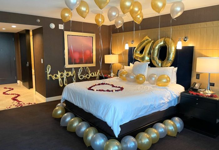 Happy birthday hotel decoration