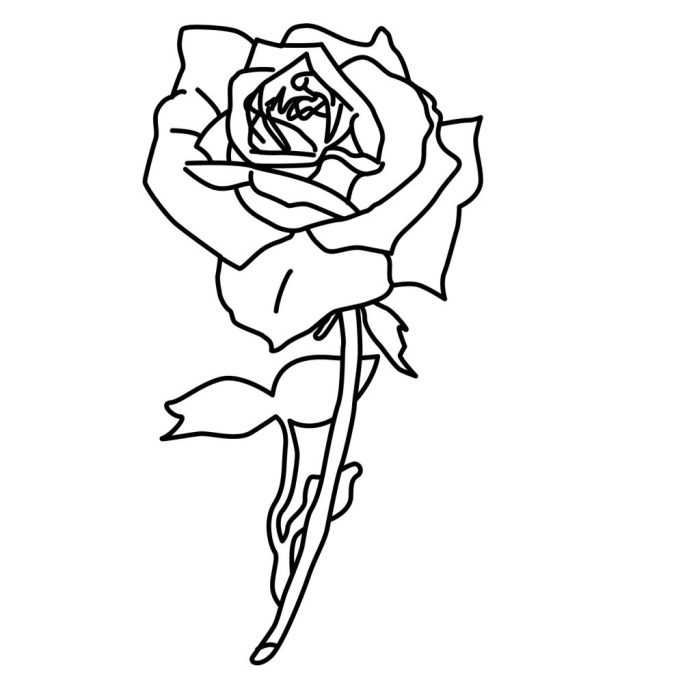 Roses coloring pages