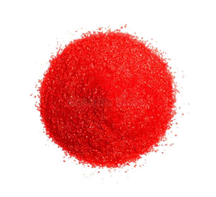 Bright red food coloring