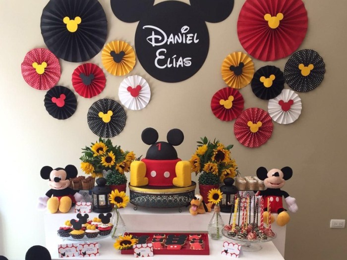 Mickey mouse birthday party decoration