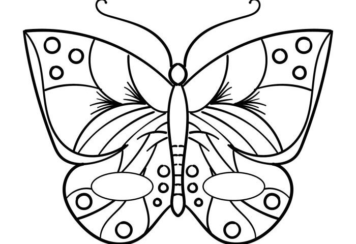 Butterfly printable coloring pages