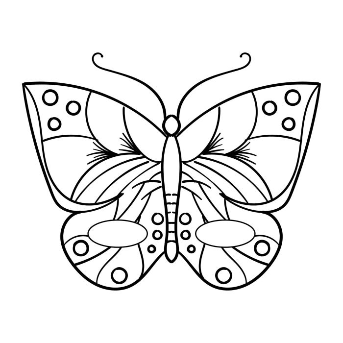 Butterfly printable coloring pages