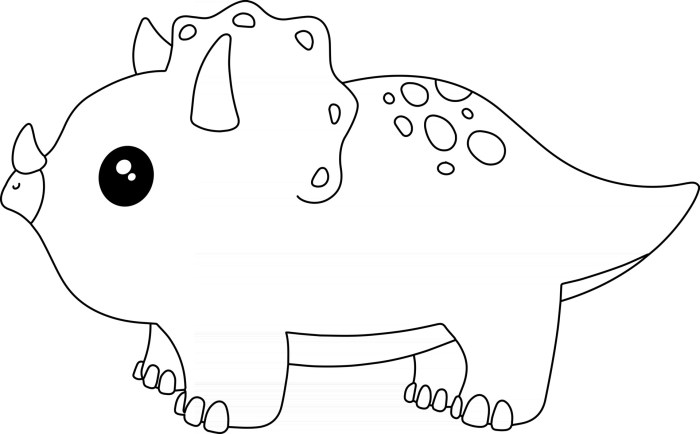 Cute dinosaur coloring pages