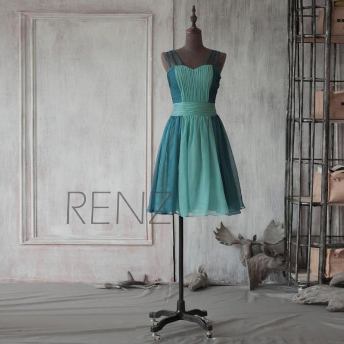 Light teal dress for wedding