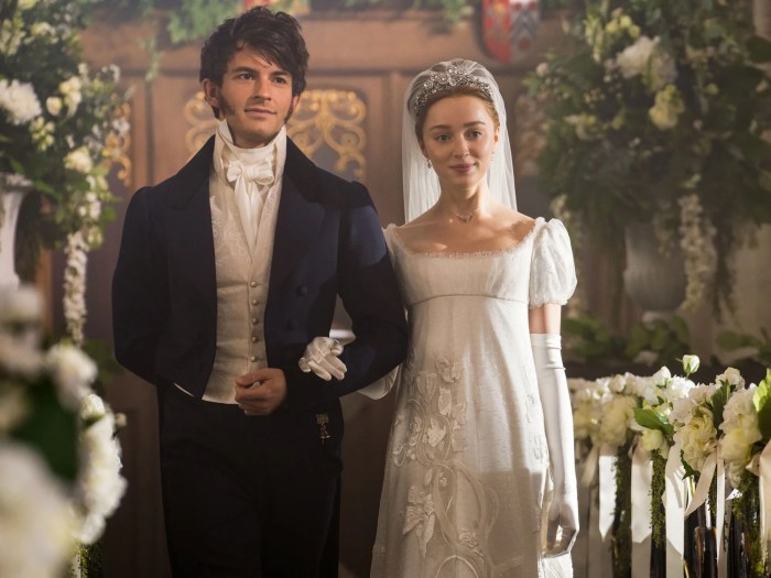 Regency inspired wedding dresses