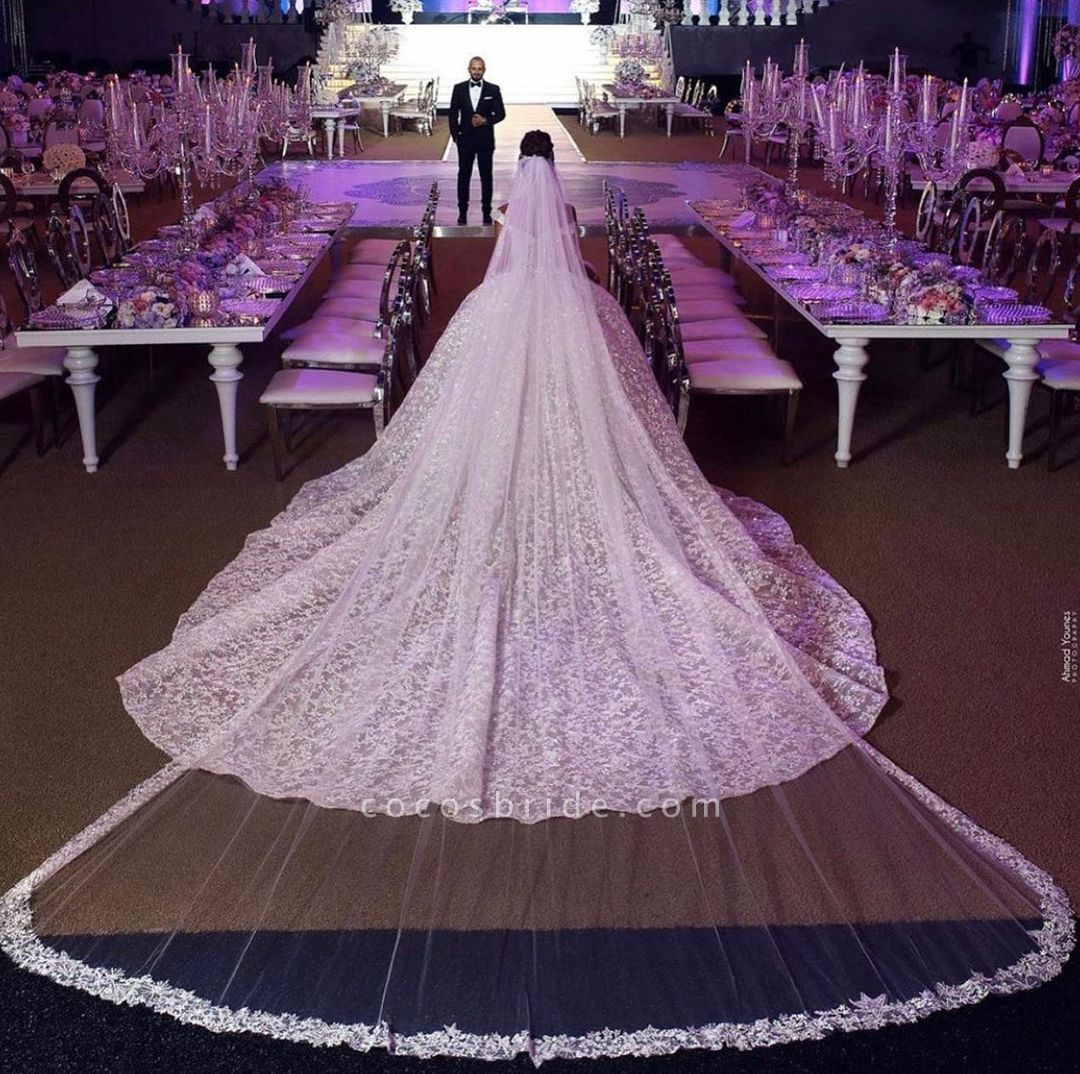 Princess off shoulder wedding dresses