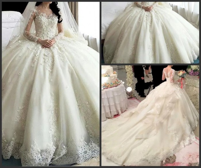 Puffy princess wedding dresses