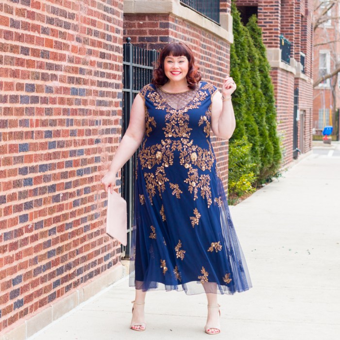 Long dress for wedding guest plus size