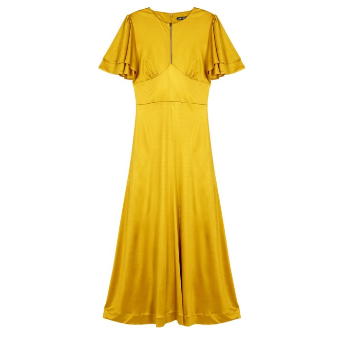 Light yellow dress for wedding