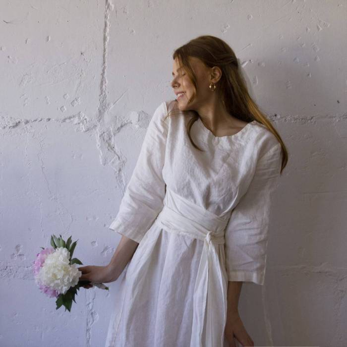 Linen dresses for wedding