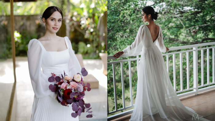 Wedding dress for intimate wedding